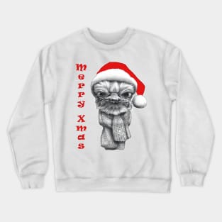 Merry Xmas Ostrich G2016-145 Crewneck Sweatshirt